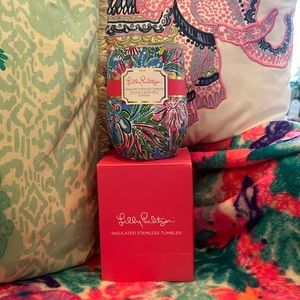 Lilly Pulitzer insulated stemless tumbler NWT